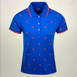 Tory Sport Womens Performance Pique Polo